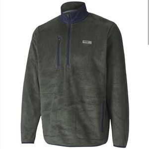 PUMA Golf Sherpa 1/4 Zip Pullover in Thyme - M